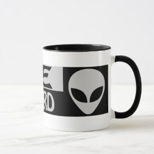 ALIEN ON BOARD MUG