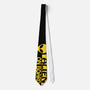 ALIEN ON BOARD TIE