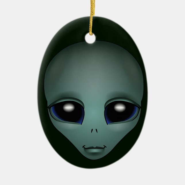 Alien Ornament Cute Alien Decorations Gifts (Front)