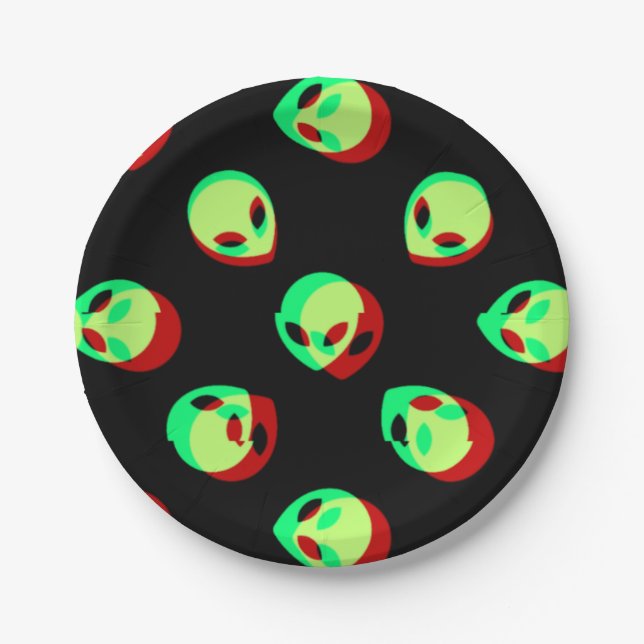 Alien Paper Plate (Front)