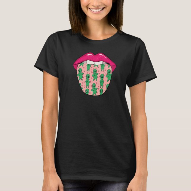 Alien Paranormal Ufo  Spaceship Saucer Extraterres T-Shirt (Front)