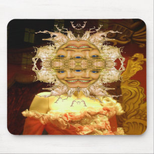 Alien Party Mouse Pad