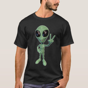 Alien - Peace V Sign T-Shirt