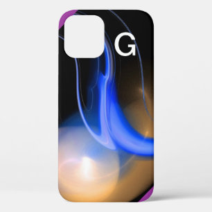 ALIEN PEARL monogram purple iPhone 12 Case
