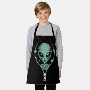 Alien Peeping Apron