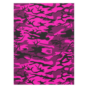 Alien Pink Camo Tablecloth