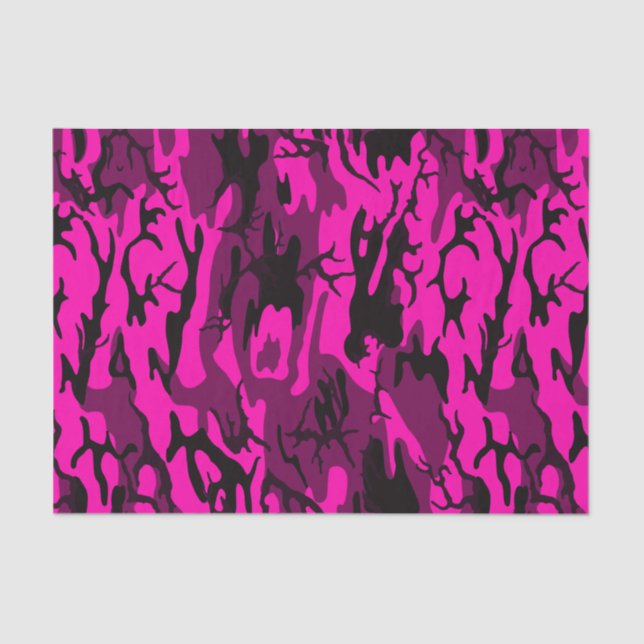 Alien Pink Camo Tissue Paper (Front)