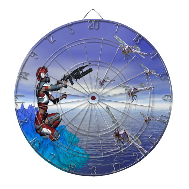 Alien Planet Dartboard (Front)