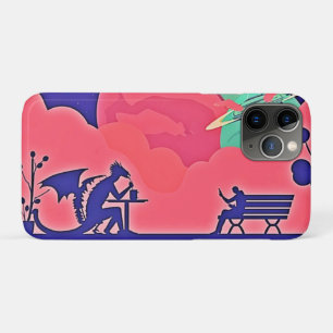 Alien Planet Retro Sci-Fi iPhone 11 Pro Case