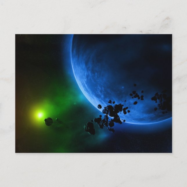 Alien Planets Postcard (Front)