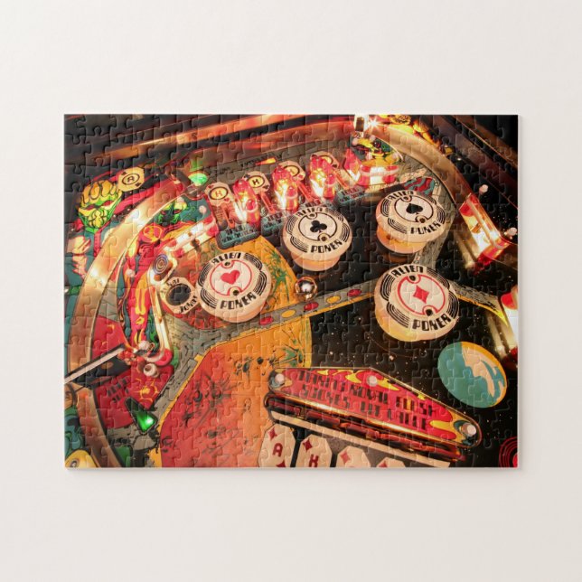 Alien Poker Pinball Puzzle (Horizontal)