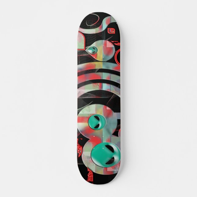 alien popsicle skateboard (Front)