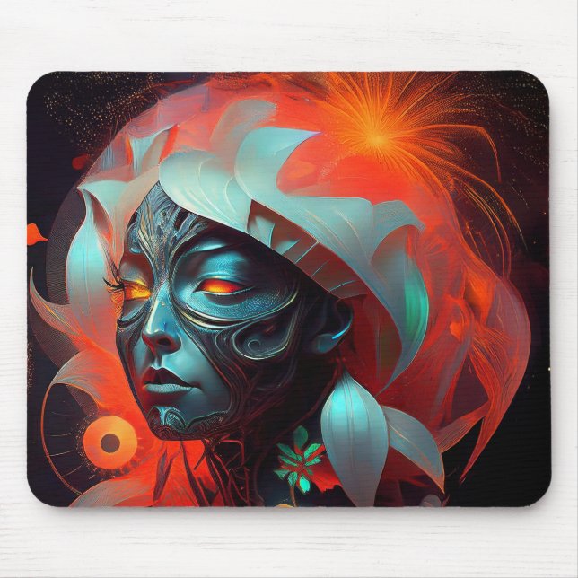 Alien Princess Mouse Pad (Front)