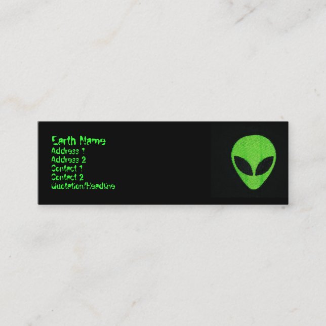 Alien ,profile cards (Front)