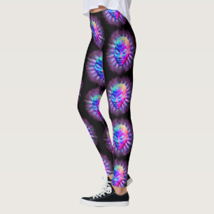 Alien Psychedelic Meditation Leggings