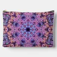 Alien Purple Psychedelic Kaleidoscopic Mandala