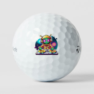 "Alien Rave Revolution" Golf Balls