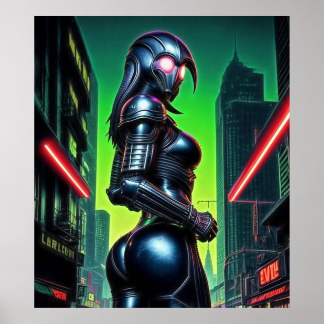 Alien Raven 02 Poster (Front)