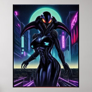 Alien Raven 10 Poster