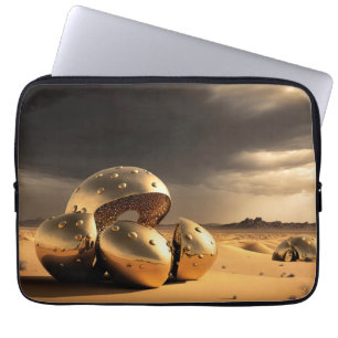 Alien Relics in the Desert Laptop Sleeve