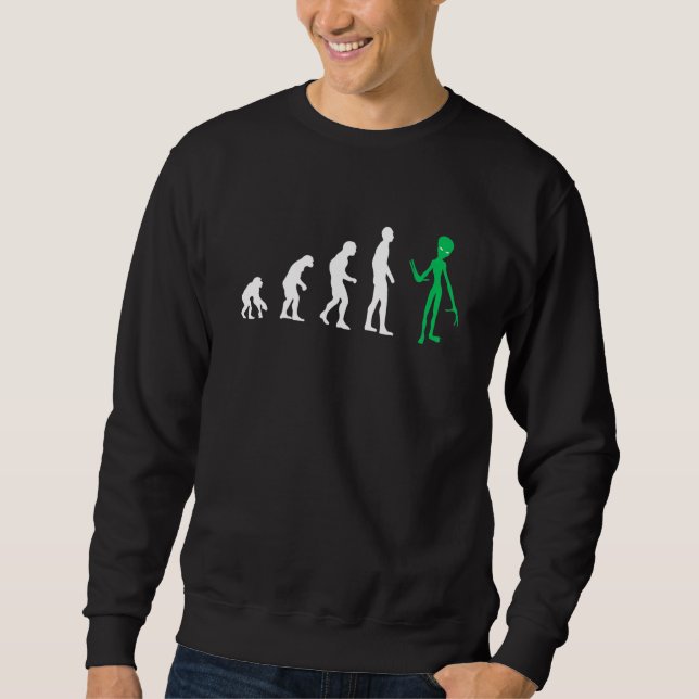 Alien Revolution Ufo Spaceship Sweatshirt (Front)