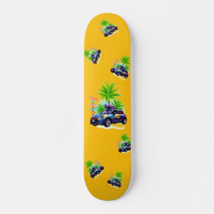 Alien Riding a Mini Skateboard