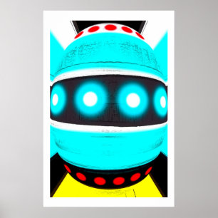 Alien robot poster
