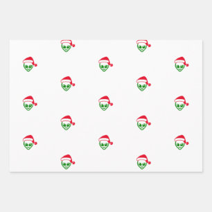 "Alien Santa" Christmas Wrapping Paper