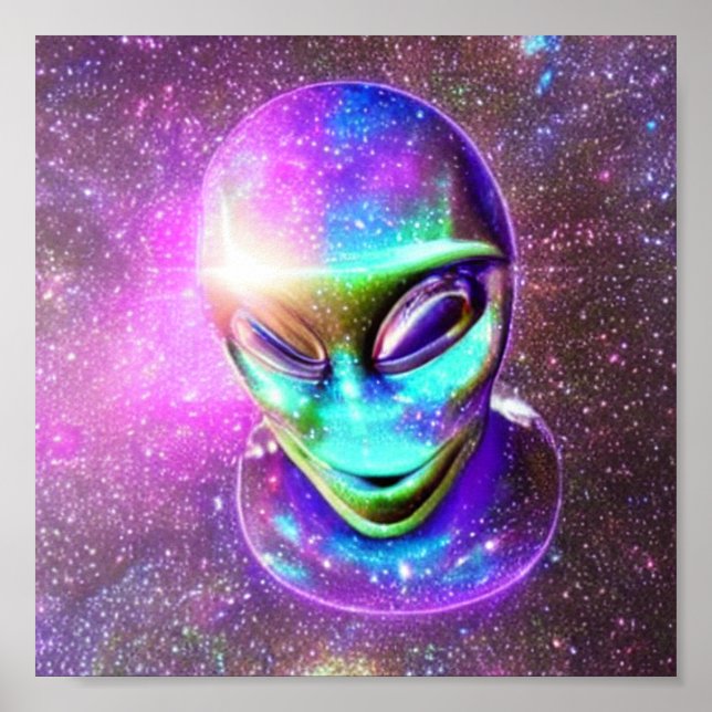 Alien Science fiction Poster (Front)