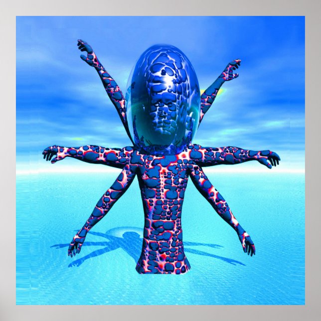 Alien Sculpture Poster (Front)