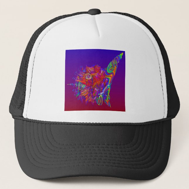 Alien Sea Creature Trucker Hat (Front)