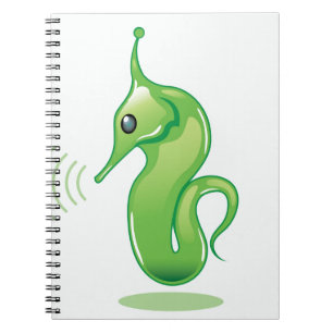 Alien SeaHorse Vector Notebook