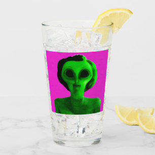 Alien Self Portrait Glass