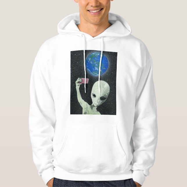 Alien Selfie Hoodie (Front)
