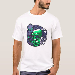 Alien Selfie Snap For Astronomer Teacher Space Fan T-Shirt