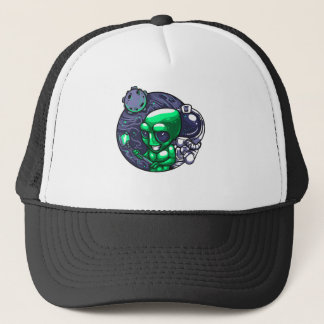 Alien Selfie Snap For Astronomer Teacher Space Fan Trucker Hat