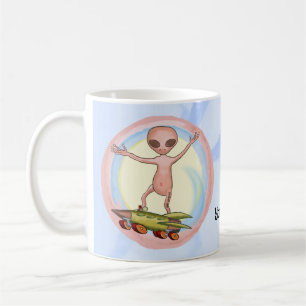 Alien Skater Coffee Mug