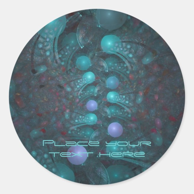 Alien Skin 001 Classic Round Sticker (Front)