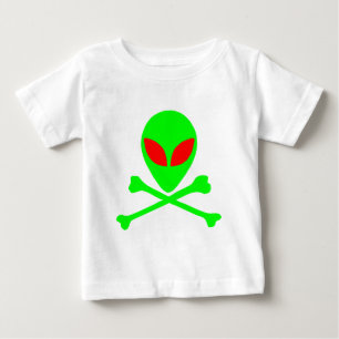 Alien Skull & Bones Baby T-Shirt
