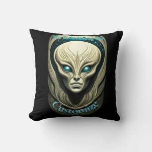 Alien skull Head Thunder_Cove Cushion