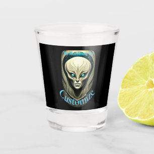 Alien skull Head Thunder_Cove Shot Glass