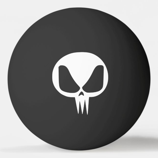 Alien Skull Ping Pong Ball (Front)