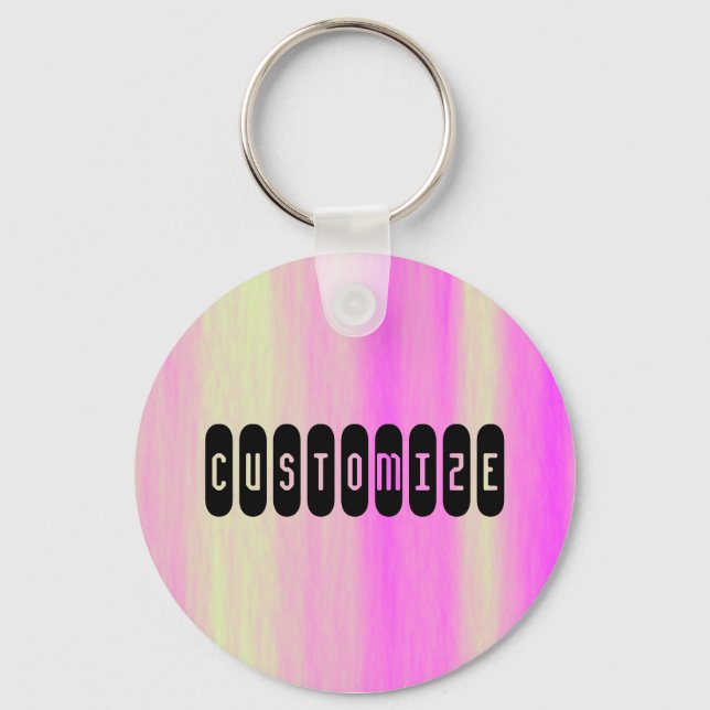 Alien Sky - Template Key Ring (Front)