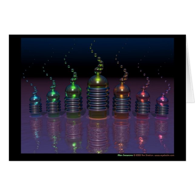 Alien Snowcone (Front Horizontal)