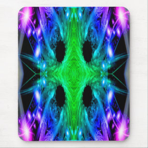 Alien Snowflake Mouse Pad
