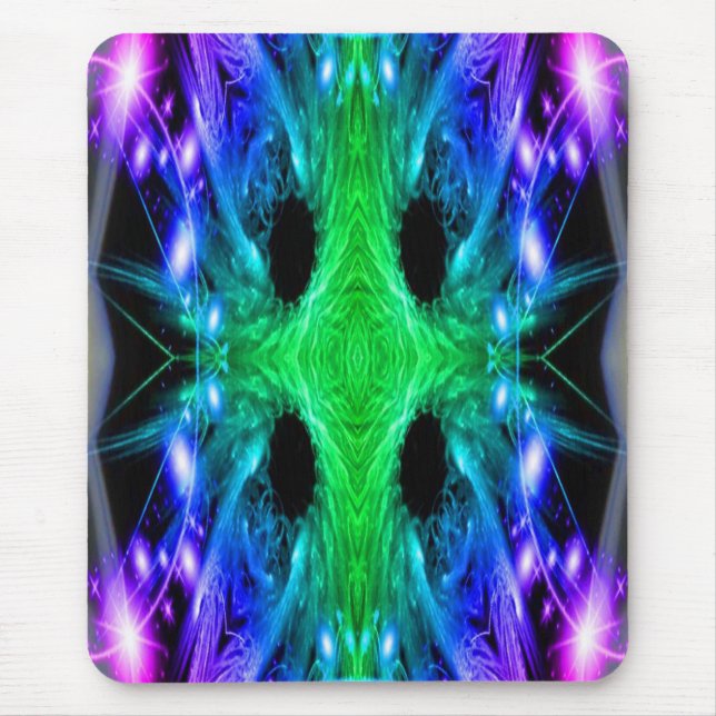 Alien Snowflake Mouse Pad (Front)
