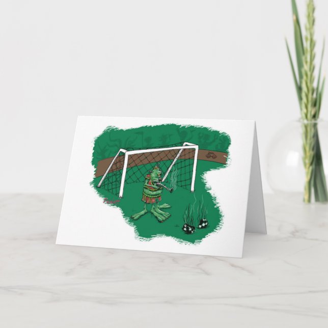 Alien Soccor Player-nice save! Card (Front)