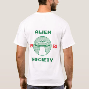 Alien Society Retro design T-Shirt