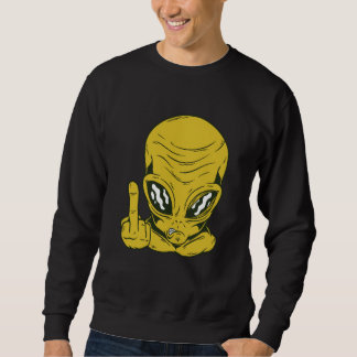 Alien space aliens  1 sweatshirt