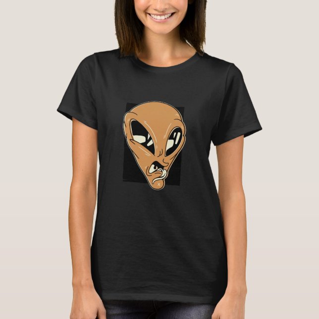 alien space aliens ufo  3 T-Shirt (Front)